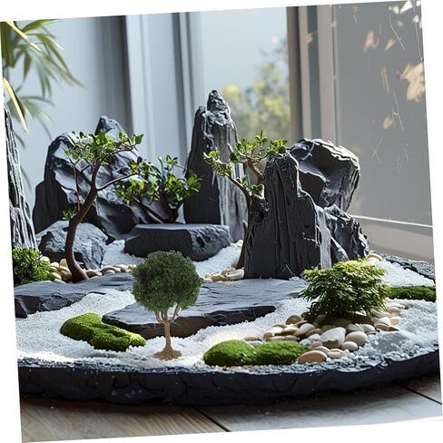 YARNOW Mini Fake Trees for Model Scenery Realistic Small Plastic Landscape Tree Model 3.9 Inch Decorative Miniature Trees for Train Dioramas and Architectural Crafts in Saudi Arabia