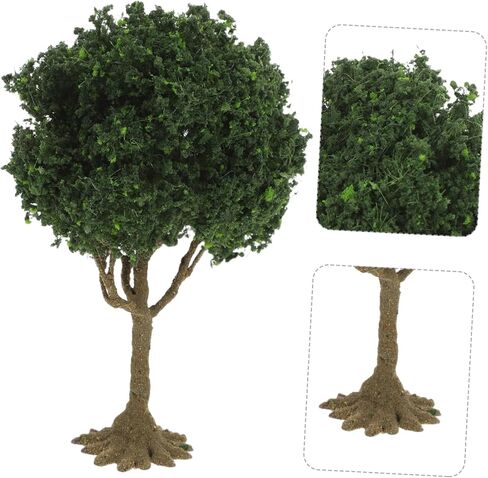 YARNOW Mini Fake Trees for Model Scenery Realistic Small Plastic Landscape Tree Model 3.9 Inch Decorative Miniature Trees for Train Dioramas and Architectural Crafts in Saudi Arabia
