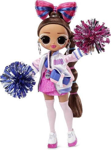 L.O.L. Surprise! OMG Sports Cheer Diva Competitive Cheerleading Fashion Doll with 20 Surprises Including Sparkly Accessories & Reusable Playset, Posable - Gift for Kids, Toys for Girls Boys 4 5 6 7+ in Saudi Arabia