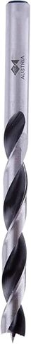 Fisch Brad Point Drill Bits (6mm x 93mm) - Premium Drill Bits for Soft, Hard, Veneered and Laminated Wood, MDF and Acrylic Glass - Beveled Edge for Fast, Easy Cutting - FSF-003977 - Made in Austria in Saudi Arabia