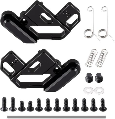 MORLORDY RC Rear Axle Suspension Mount Bracket for 1/12 Tamiya Lunch Box 57409 58347 CW-01 RC Truck Upgrade Parts (Black) in Saudi Arabia