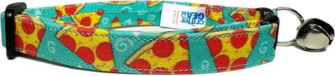 CritterGear Breakaway Cat Collar in Pepperoni Pizza (U.S.A. Made) in Saudi Arabia