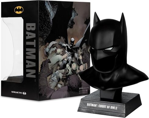 McFarlane Toys – DC Direct 1:3 Scale Batman Cowl Replica 3-Pack: Court of Owls, Batman and Robin & Armored Dark Knight Returns in Saudi Arabia