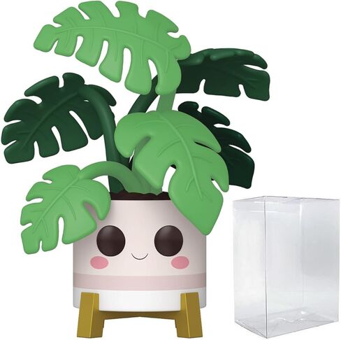 POP Kawaii Plants: Flora - Monstera Funko Vinyl Figure (Bundled with Compatible Box Protector Case), Multicolor, 3.75 inches in Saudi Arabia