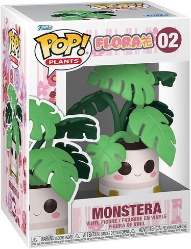 POP Kawaii Plants: Flora - Monstera Funko Vinyl Figure (Bundled with Compatible Box Protector Case), Multicolor, 3.75 inches in Saudi Arabia