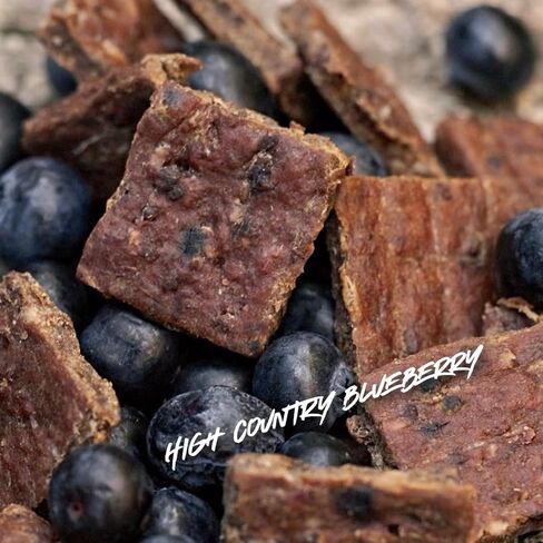 مكافآت الكلاب متعددة الأغراض من High Country Blueberry Elk & Venison - وجبات خفيفة طبيعية خالية من الحبوب للكلاب والجراء - بروتين للتدريب والمكافأة - بدون مواد حشو أو مواد حافظة صناعية، 8 أونصة، عبوة واحدة in Kuwait