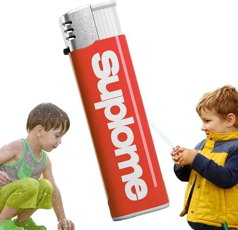 Funny Water Spray Lighter, Prank Squirt Gun for Teenagers and Adults, Funny Water Spray Lighters Prank, Red in Saudi Arabia
