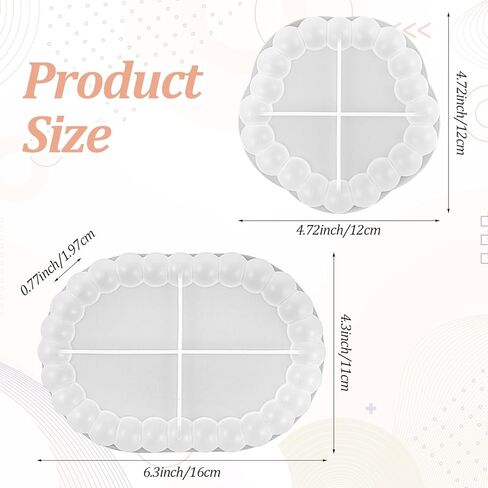 2PCS Cloud Shape Silicone Tray Mold, Resin Tray Mold for Resin Coaster Molds Epoxy Casting Mould Concrete Jewelry Trinket Vanity Candle Holder Molds for DIY Handmade Decoration Art Craft Home Decor in Saudi Arabia