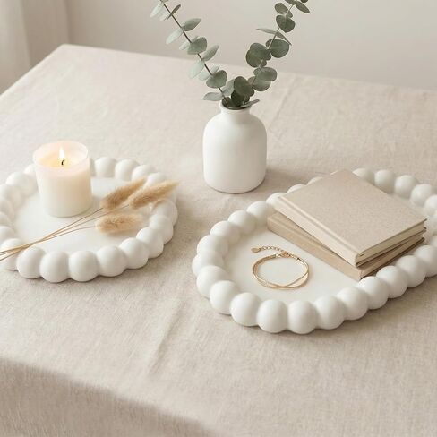 2PCS Cloud Shape Silicone Tray Mold, Resin Tray Mold for Resin Coaster Molds Epoxy Casting Mould Concrete Jewelry Trinket Vanity Candle Holder Molds for DIY Handmade Decoration Art Craft Home Decor in Saudi Arabia