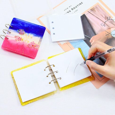 BIGEBO Resin Notebook Mold Kit with Paper, 4 Inch Notebook Resin Mold Kit for Epoxy Resin Handmade Art Craft in Saudi Arabia