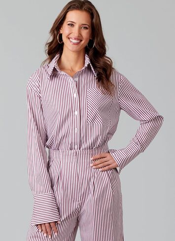 McCall's M8611AA Misses' Semi-Fitted Shirt, High-Rise Shorts and Pants Sewing Pattern Packet, Design Code M8611, Sizes 10-12-14-16-18 in Saudi Arabia