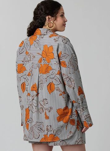 McCall's M8611AA Misses' Semi-Fitted Shirt, High-Rise Shorts and Pants Sewing Pattern Packet, Design Code M8611, Sizes 10-12-14-16-18 in Saudi Arabia