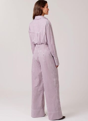 McCall's M8611AA Misses' Semi-Fitted Shirt, High-Rise Shorts and Pants Sewing Pattern Packet, Design Code M8611, Sizes 10-12-14-16-18 in Saudi Arabia