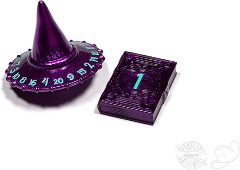 PolyHero Wizard d20 Wizard Hat and d2 Spellbook in Wizardstone in Saudi Arabia