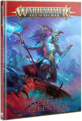Games Workshop Warhammer Age of Sigmar: Chaos Battletome - Disciples of Tzeentch (3E) in Saudi Arabia
