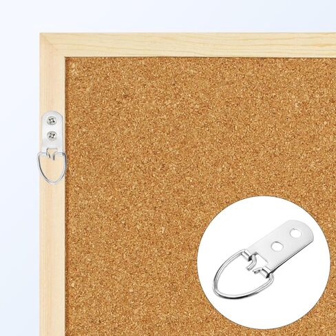 250 PCS Heavy Duty D Ring Picture Hangers, Double Hole D Hooks, D Ring Frame Hangers with 500 Screws for Hanging Frames Picture in Saudi Arabia