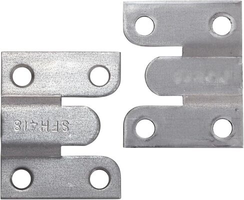 5 Pairs Rok Hardware Heavy Duty Interlocking Flush Mount Z Clip Bracket for Headboards, Metal French Cleat Zbar Hangers for Mirrors, Picture Frames, Wall Panels, Artwork, Cabinets - ROKZCLIP in Saudi Arabia