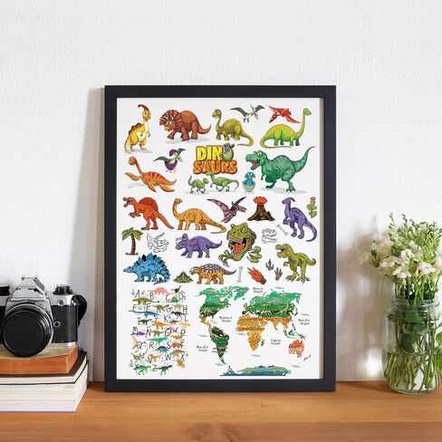 UV DTF Transfer Cup Sticker - 8 Sheets Dinosaur Animal UV DTF Cup Wraps for 16 oz Glass Cups, Waterproof Dinosaur UV DTF Transfer Stickers, Personalized DIY Water Bottle Dino Decals Crafts Gifts in Saudi Arabia