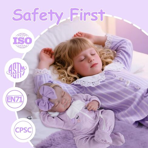 Milidool Realistic Reborn Baby Dolls - 20 Inch Lifelike Newborn Baby Doll Girl Real Life Baby Dolls with Weighted Soft Body Baby Gift with Accessories for 3+ Year Old Kids Girls Gifts, Pretend Play in Saudi Arabia