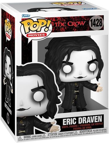 أفلام البوب: The Crow - شخصية إيريك درافين فانكو من الفينيل (مع حافظة حماية صندوقية متوافقة)، متعددة الألوان، 3.75 بوصة in Kuwait
