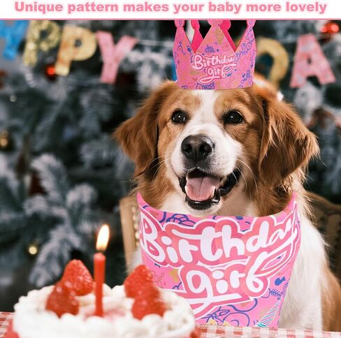 مجموعة باندانا وقبعة لعيد ميلاد الحيوانات الأليفة للكلاب والقطط، وشاح لحفلات الحيوانات الأليفة قابل للتعديل، فستان للكلاب، لوازم حفلات أعياد الميلاد، زينة لاحتفالات البنات والجراء والقطط in Kuwait