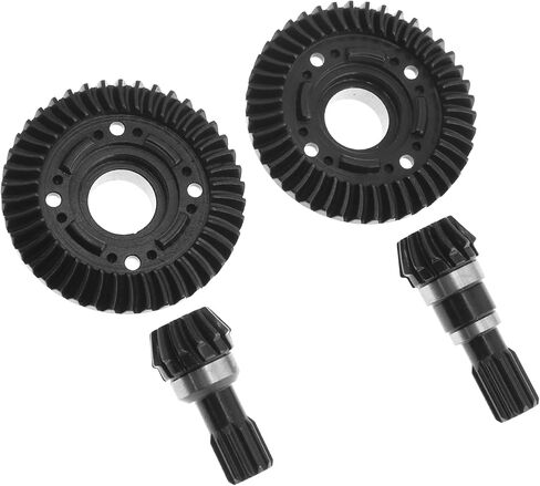 Front and Rear Differential Gear Set 42T Diff Ring Gear 13T Pinion Gear Helical Teeth 20Cr Steel for Traxxas 1/5 XMAXX X-MAXX 6S 8S Upgrade Parts in Saudi Arabia