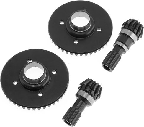 Front and Rear Differential Gear Set 42T Diff Ring Gear 13T Pinion Gear Helical Teeth 20Cr Steel for Traxxas 1/5 XMAXX X-MAXX 6S 8S Upgrade Parts in Saudi Arabia