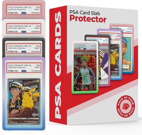 SUPERLIT PSA Gradient Slab Bumper 4 Pack Multi-Color - Guard for PSA Card Protection (Multi Pack 2) in Kuwait