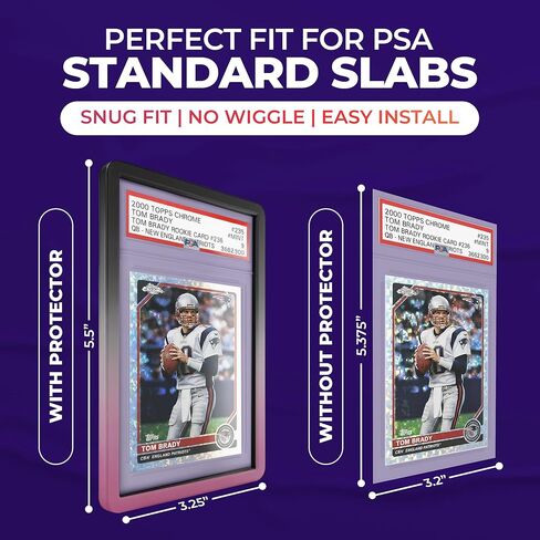 SUPERLIT PSA Gradient Slab Bumper 4 Pack Multi-Color - Guard for PSA Card Protection (Multi Pack 2) in Kuwait