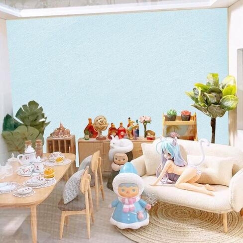 14 Sheets Dollhouse Wallpaper, 7 Colors Self Adhesive Textured Stickers Waterproof Floorboard Sticker Miniature Dollhouse Accessories for Model and DIY Decor, 8x11.8 inch in Saudi Arabia