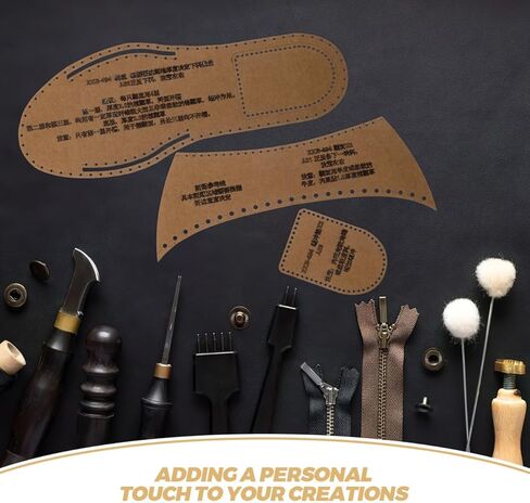 Leather Slippers Template Pattern 1 Pack 10.83X4.13 Inch DIY Leathercraft Sandal Stencil for Home Sewing and Quilting Projects in Saudi Arabia