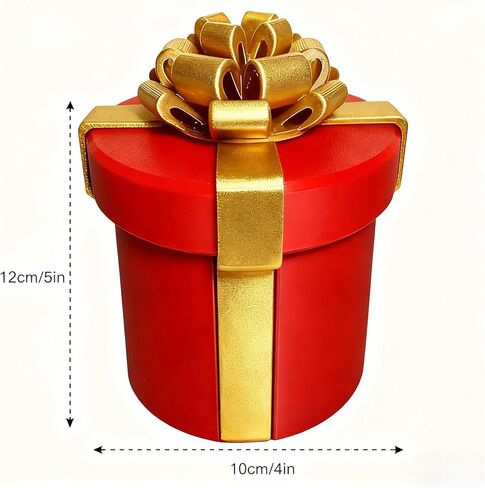 Annoying Nested Screw Gift Box, Annoying Gift Box, Prank Gift Boxes, Money Puzzle Boxs for Cash Gift, Reusable Prank Gift Packaging for Birthday, Christmas & Fun Party Game (red) in Saudi Arabia