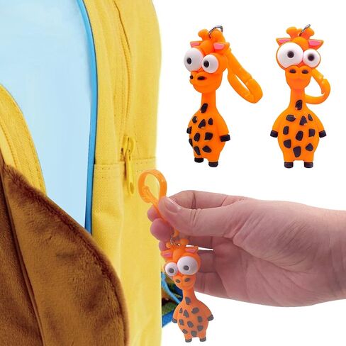 32 Packs Valentine's Day Greeting Gift Card with Animal Keychains for Kids Party Favor, Classroom Exchange Prizes for Toddlers Girls Boys School Class Classroom Party Favors in Kuwait