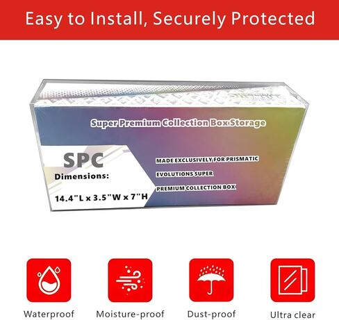 عبوتان من واقيات بلاستيكية SPC للتطورات المنشورية، واقي صندوق عرض بلاستيكي للحيوانات الأليفة - متوافق مع صندوق مجموعة سوبر بريميوم للتطورات المنشورية in Saudi Arabia