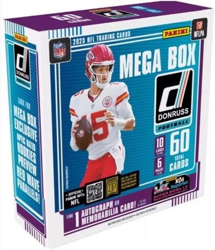 2025 Donruss Football Mega Box Trading Cards 60 Cards Per Box. Search for New 2025 Rookie Player Cards+6 Top Loaders in Saudi Arabia