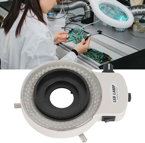 Fafeicy Adjustable 144 LED Light Source Stereo Microscope Camera (US Plug) in Saudi Arabia