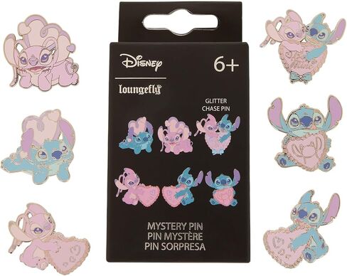 دبوس صندوق الغموض من Loungefly Lilo & Stitch Be Mine in Kuwait