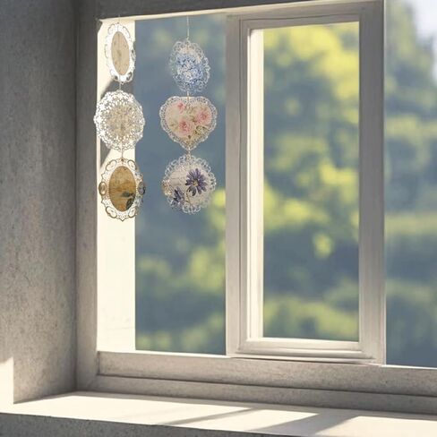 40Pcs Lace Edged Flower Scrapbook Papers, Assorted Styles Vintage Flower Scrapbook Papers, Exquisite Paper Decorations for DIY Card Making Scrapbooks Letter Photo Frames Album in Kuwait