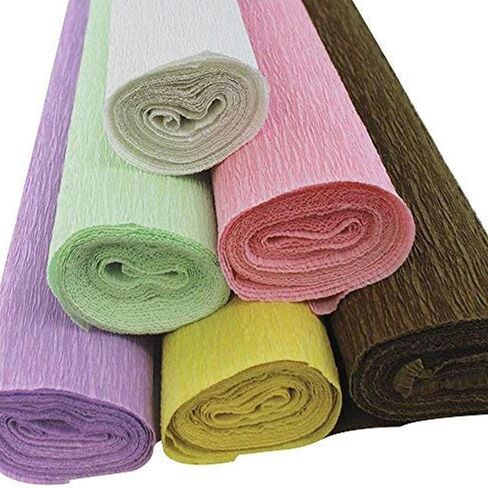 Premium Italian Crepe Paper Rolls - 8ft Length/20in Width (Shades of Pink) in Saudi Arabia