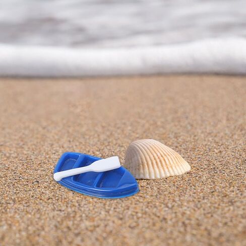 LALAFINA 20 Set Miniature Resin Rowboat with Oars Ocean Theme Boat Ornaments for Dollhouse Decor DIY Craft Projects Summer Cake Toppers in Saudi Arabia