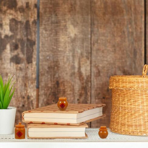 LOGOFUN 18 pcs Doll House Miniature Jar Mini Jar Model Tiny Jar Prop Small Jar Toy for Mini House Micro Landscape Decorations in Saudi Arabia