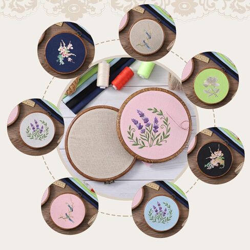 7Pcs Embroidery Fabric Squares 11.8" Linen Fabric Cloth for Embroidery Cloth Solid Colour for DIY Crafts Making Garment Needlework, 30cm in Saudi Arabia