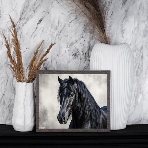 WUIVCTR Paint by Numbers Horse for Adults, Acrylic Oil Painting by Numbers Kits for Beginner with Paintbrushes Art Crafts Canvas for Home Decor 16x20 inch in Saudi Arabia