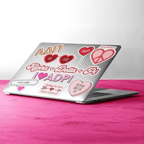 Alpha Delta Pi - Sticker Sheet - Love Theme in Saudi Arabia