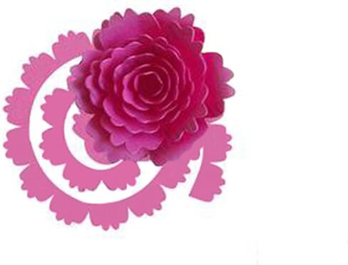 3D دوامة زهرة معدنية يموت التخفيضات، ديزي زهرة إكليل الزفاف قطع يموت قطع الإستنسل ل DIY سكرابوكينغ صور الزخرفية النقش ورقة يموت لصنع بطاقة سكرابوكينغ in Kuwait