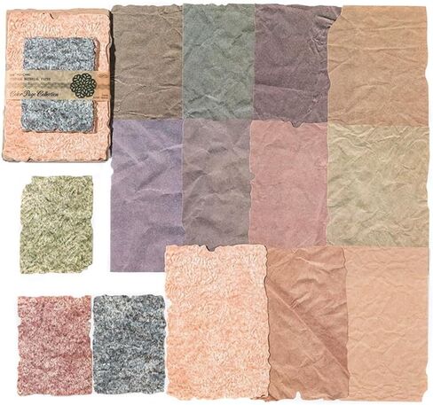 28 Sheets of Light Scrapbook Paper - Vintage Floral & Textured Patterns, Premium Cardstock for DIY Crafts, Journaling, Collage Art, Gift Wrap, Home Decor in Saudi Arabia