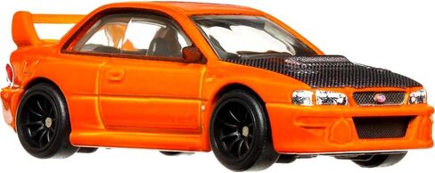 مركبات Hot Wheels Car Culture Circuit Legends للأطفال من عمر 3 سنوات فما فوق، Subaru WRX Sti 22B، مجموعة متميزة من مركبات ثقافة السيارات بمقياس 1:64 in Saudi Arabia