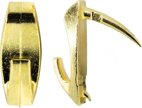 Brass Wall Biters in Medium - 3 Pack - Push Pin Picture Hangers for Keys, Photo Frames, Mirrors, Tapestries, etc. - Holds up 20 lbs in Saudi Arabia