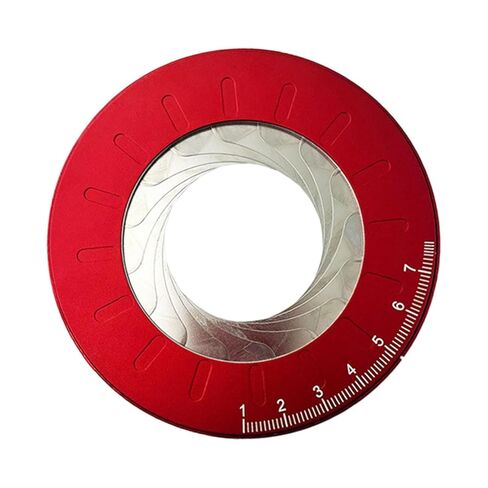 Circle Drawing Tool Circle Drawing Ruler Rotating Round Ruler for Carpentry Tools for Measuring, Black in Saudi Arabia