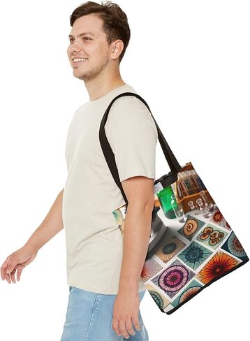 Premium Radiolarian Microscope Slides Tote Bag with Reinforced Stitching in Saudi Arabia